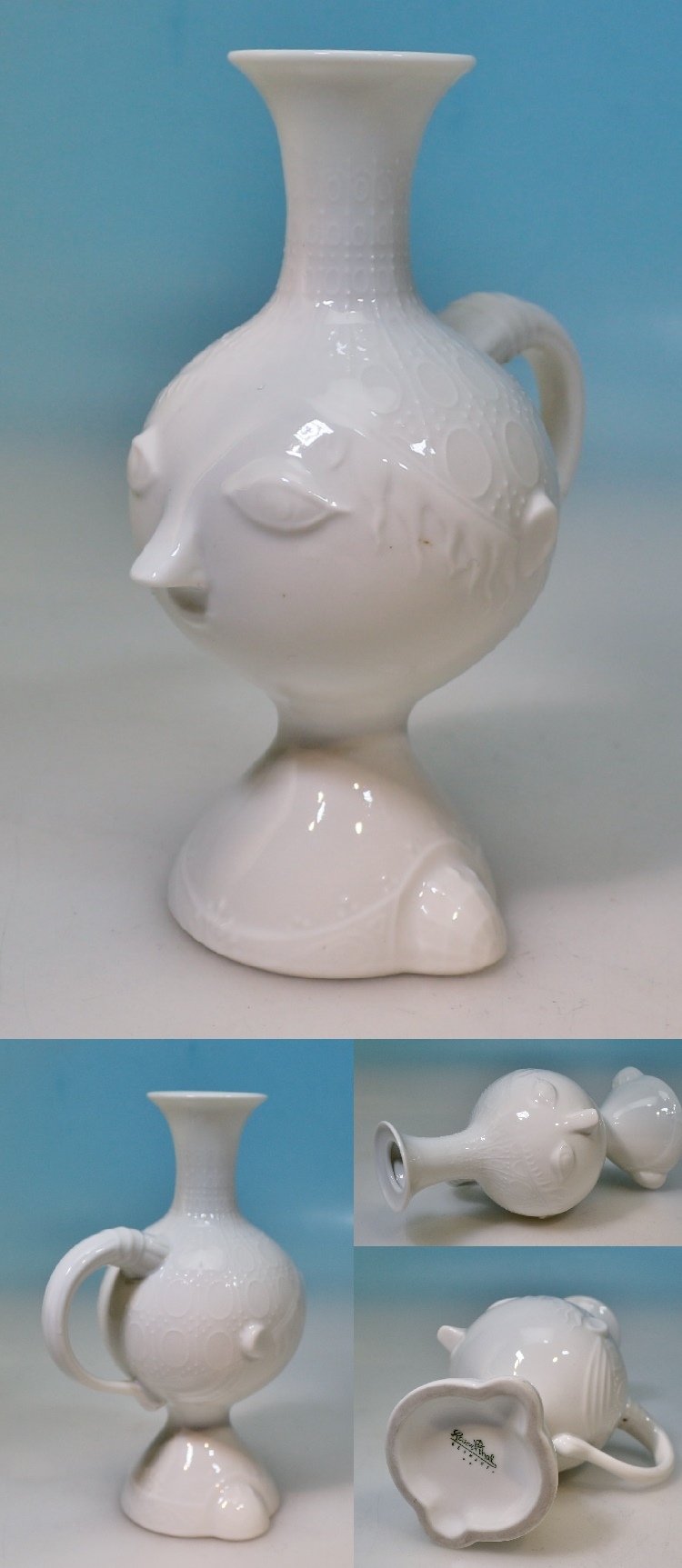 Rosenthal Romanze Björn Wiinblad Gesichter Vase oder Kerzenhalter eBay